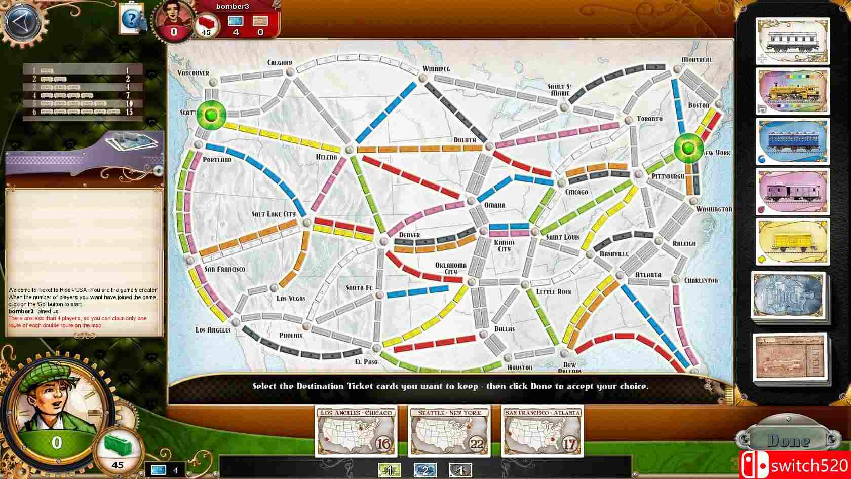 《车票之旅（Ticket to Ride）》v2.7.11 集成法国DLC I_KnoW镜像版[EN]_1