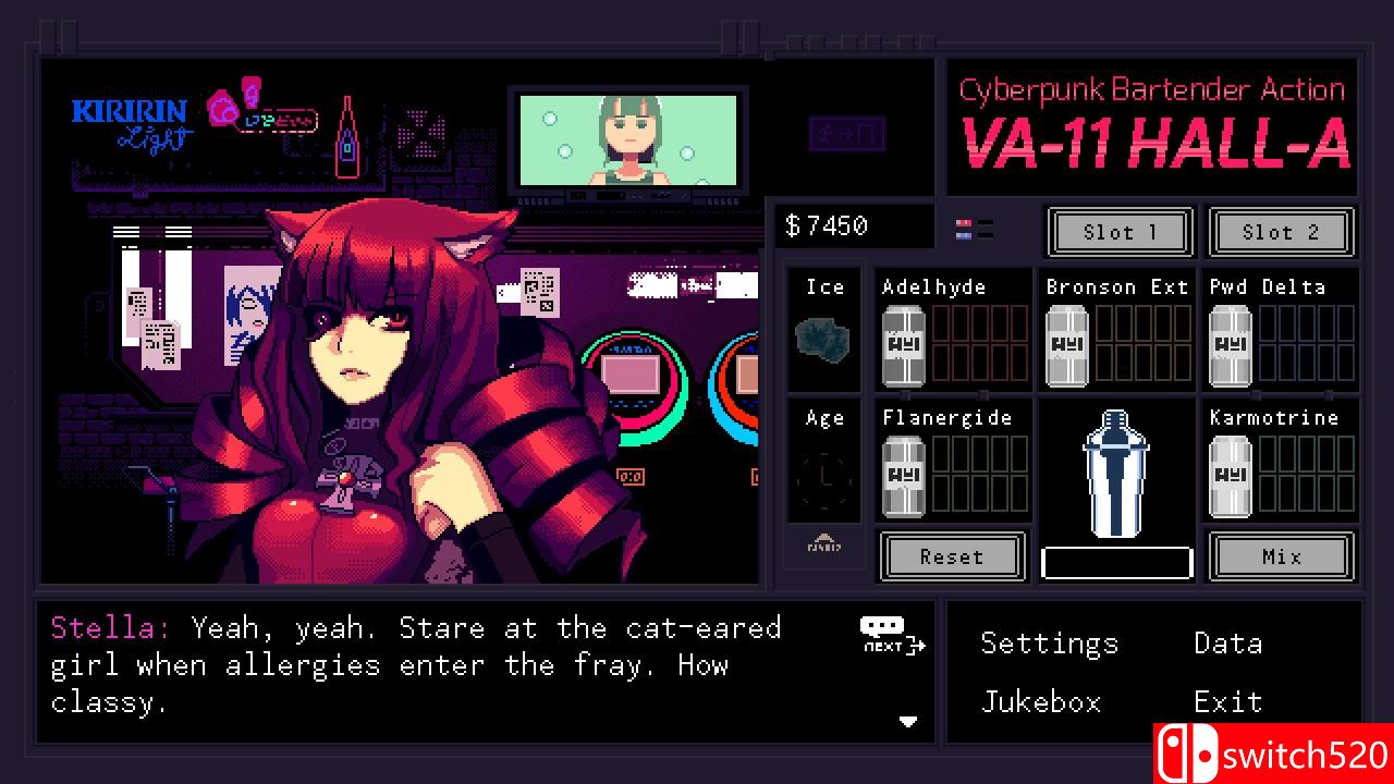 VA-11 HALL-A screenshot 1