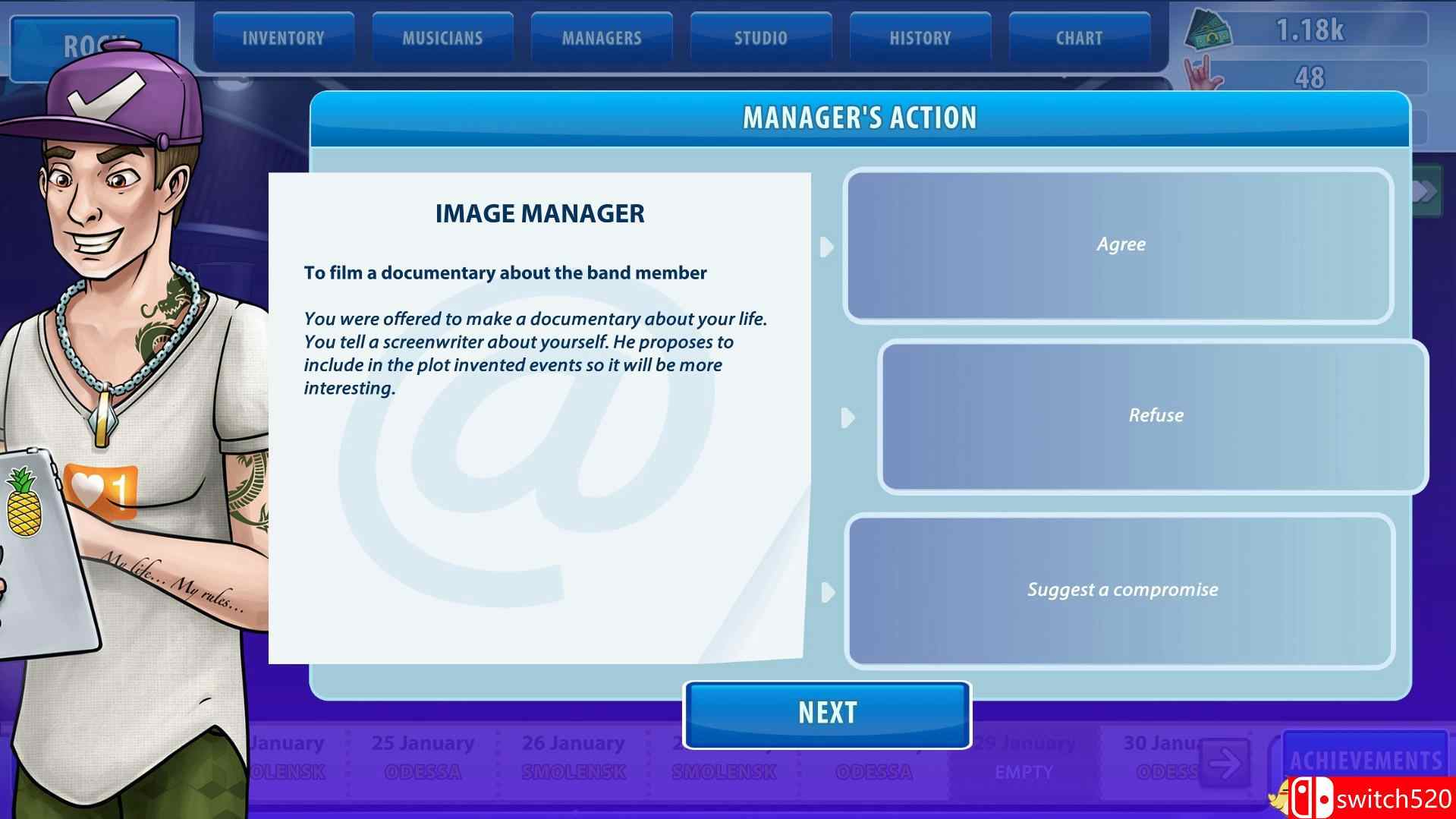 《乐队经理》游戏截图5