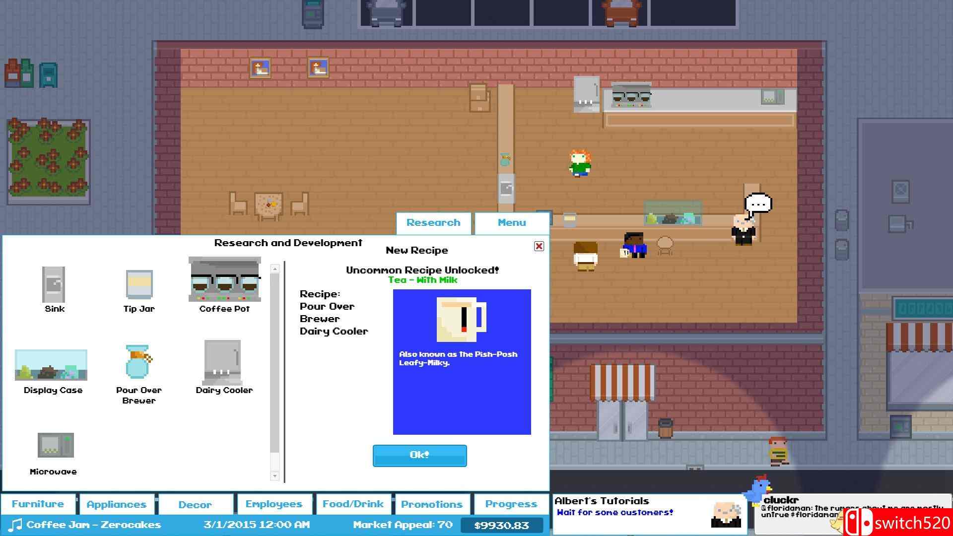 咖啡店模拟器游戏截图2
