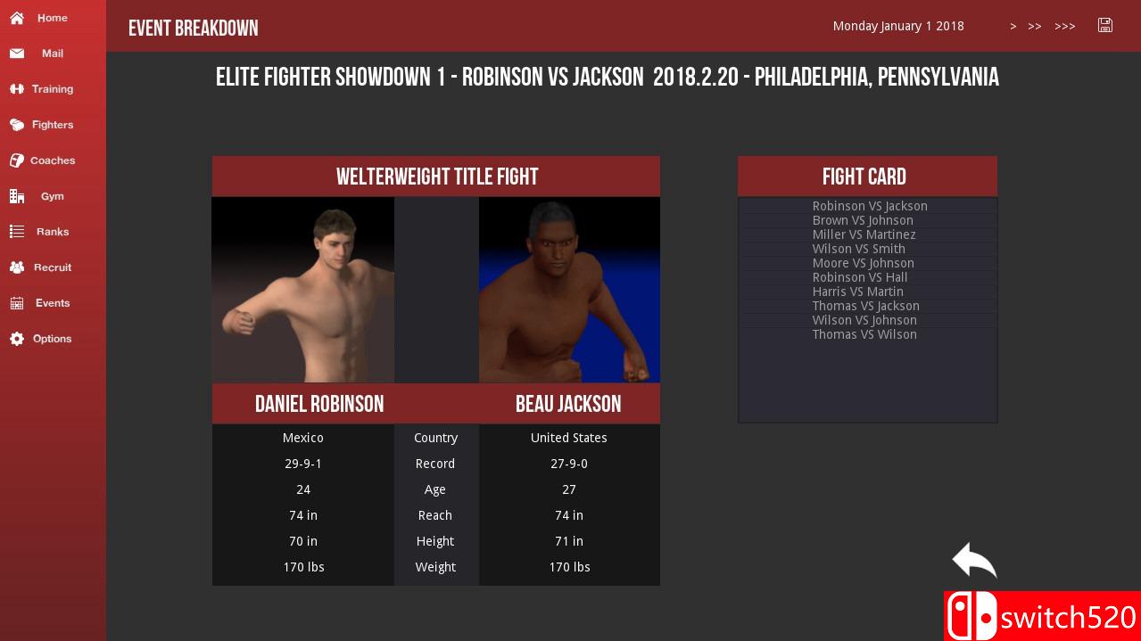 MMA模拟器游戏截图1