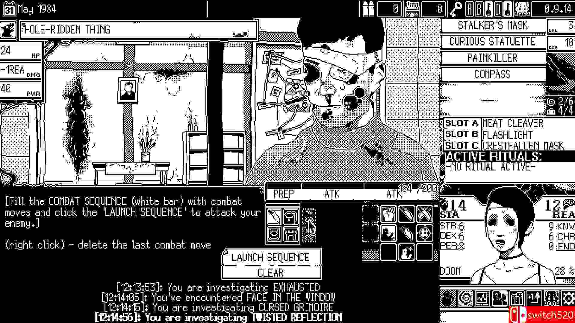 《恐怖世界（WORLD OF HORROR）》游戏截图1