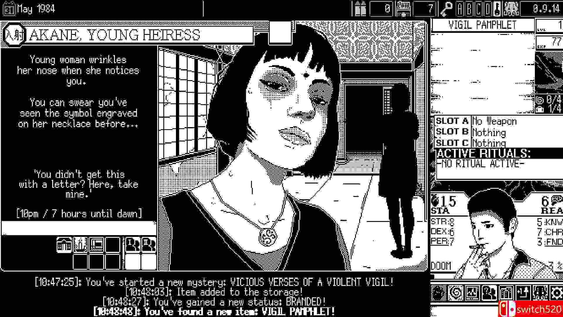 《恐怖世界（WORLD OF HORROR）》游戏截图3