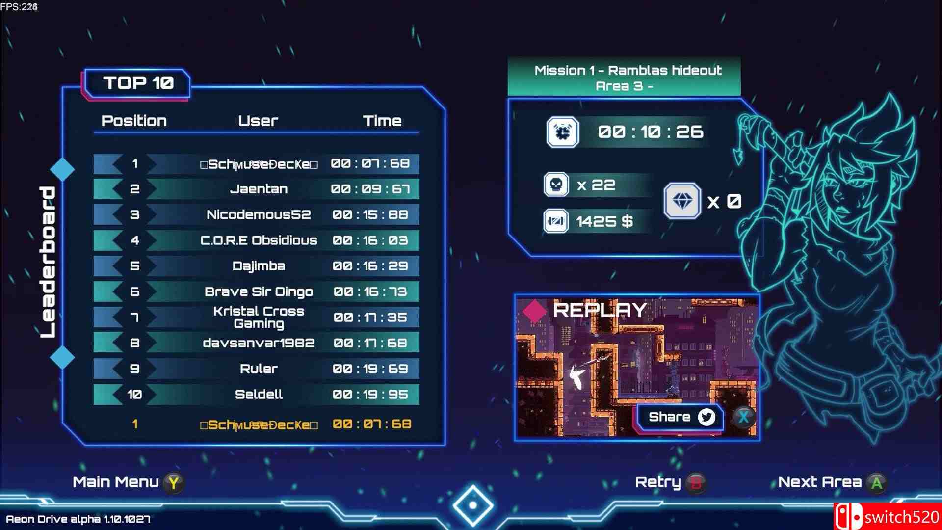 《Aeon Drive》游戏截图4