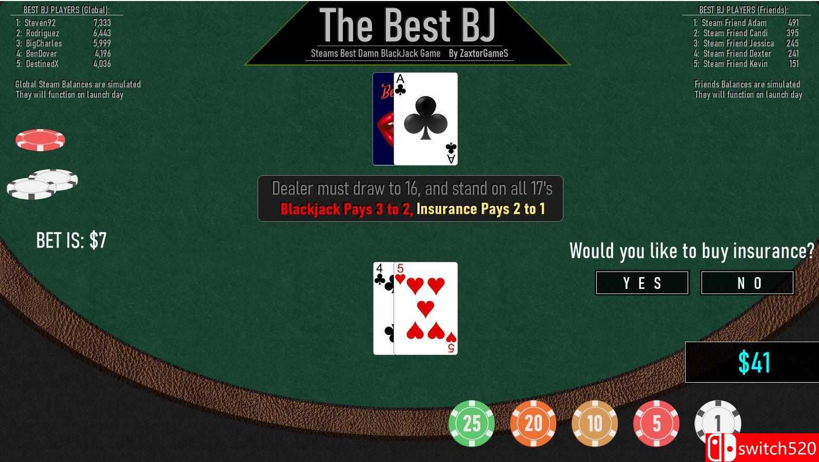 《最好的BJ》游戏截图5