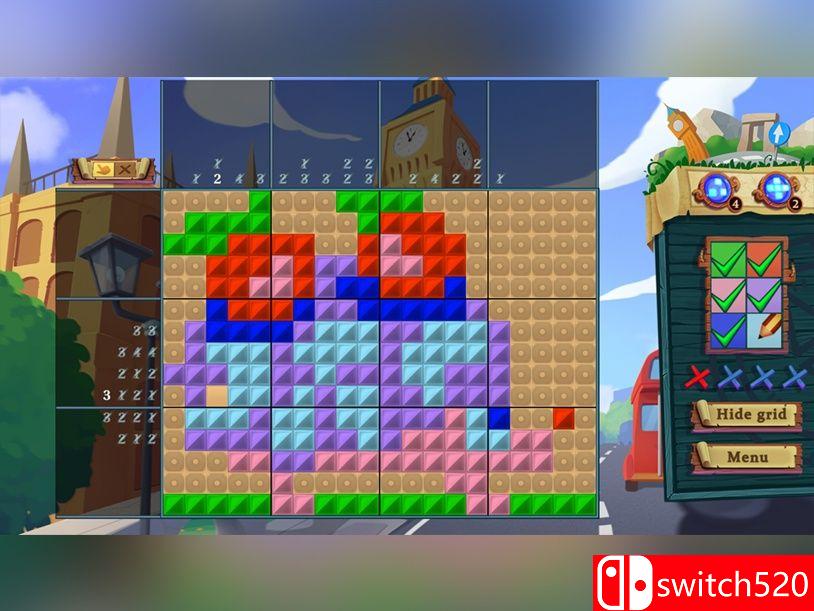 冒险马赛克：摩托之旅游戏截图1