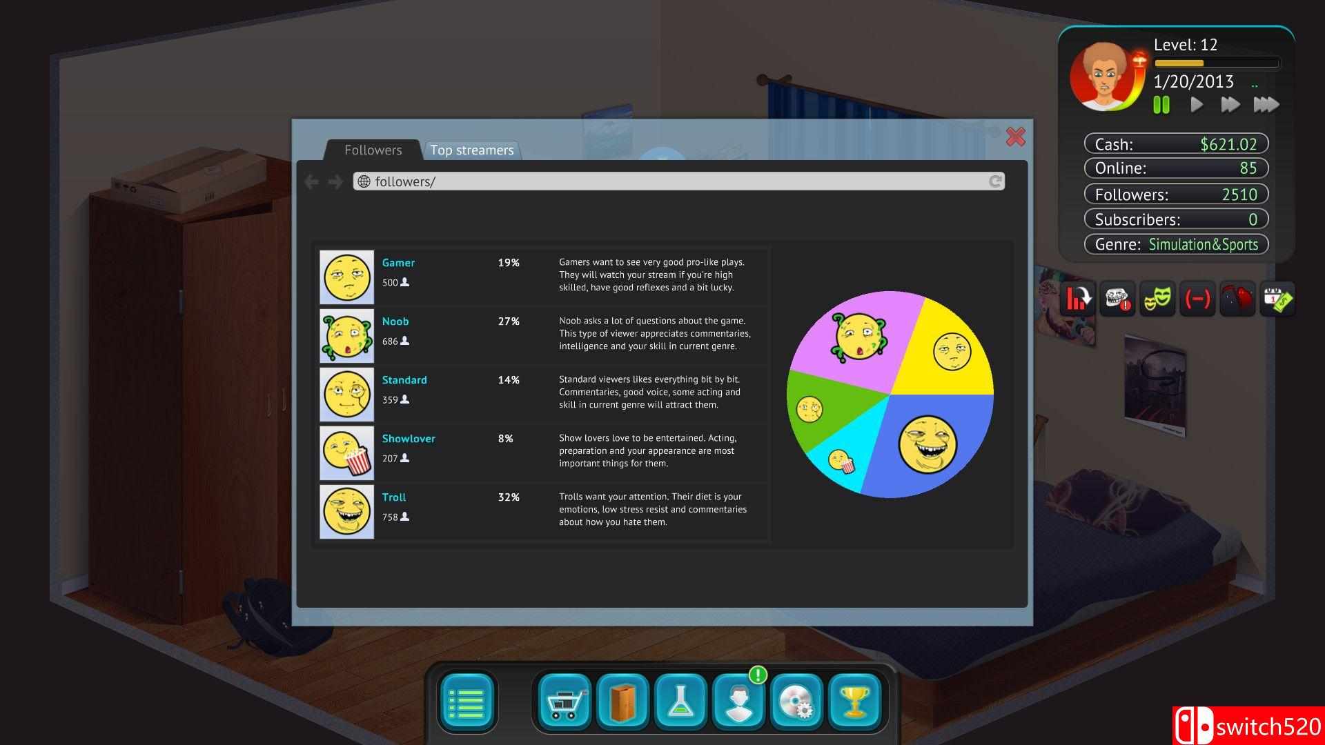 《主播生活》游戏截图1
