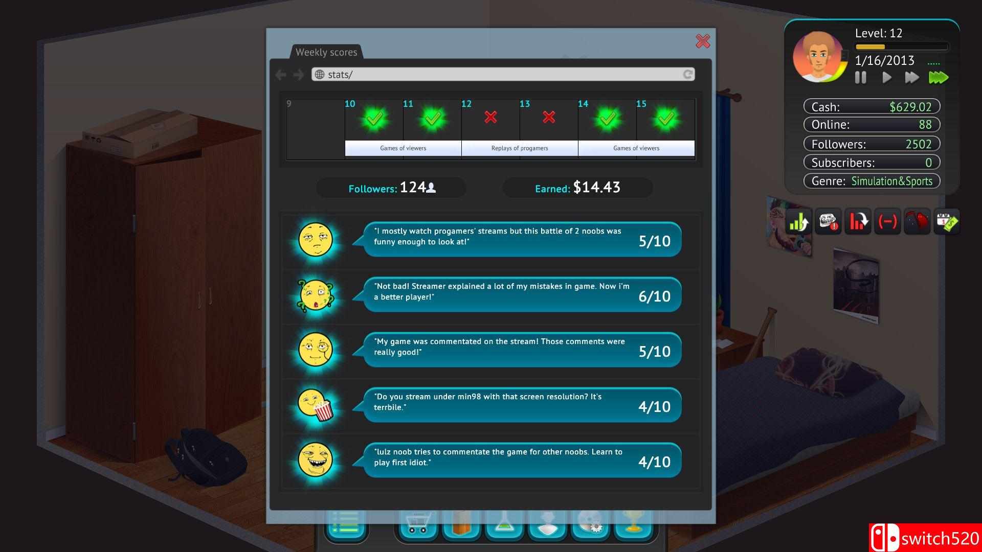 《主播生活》游戏截图4