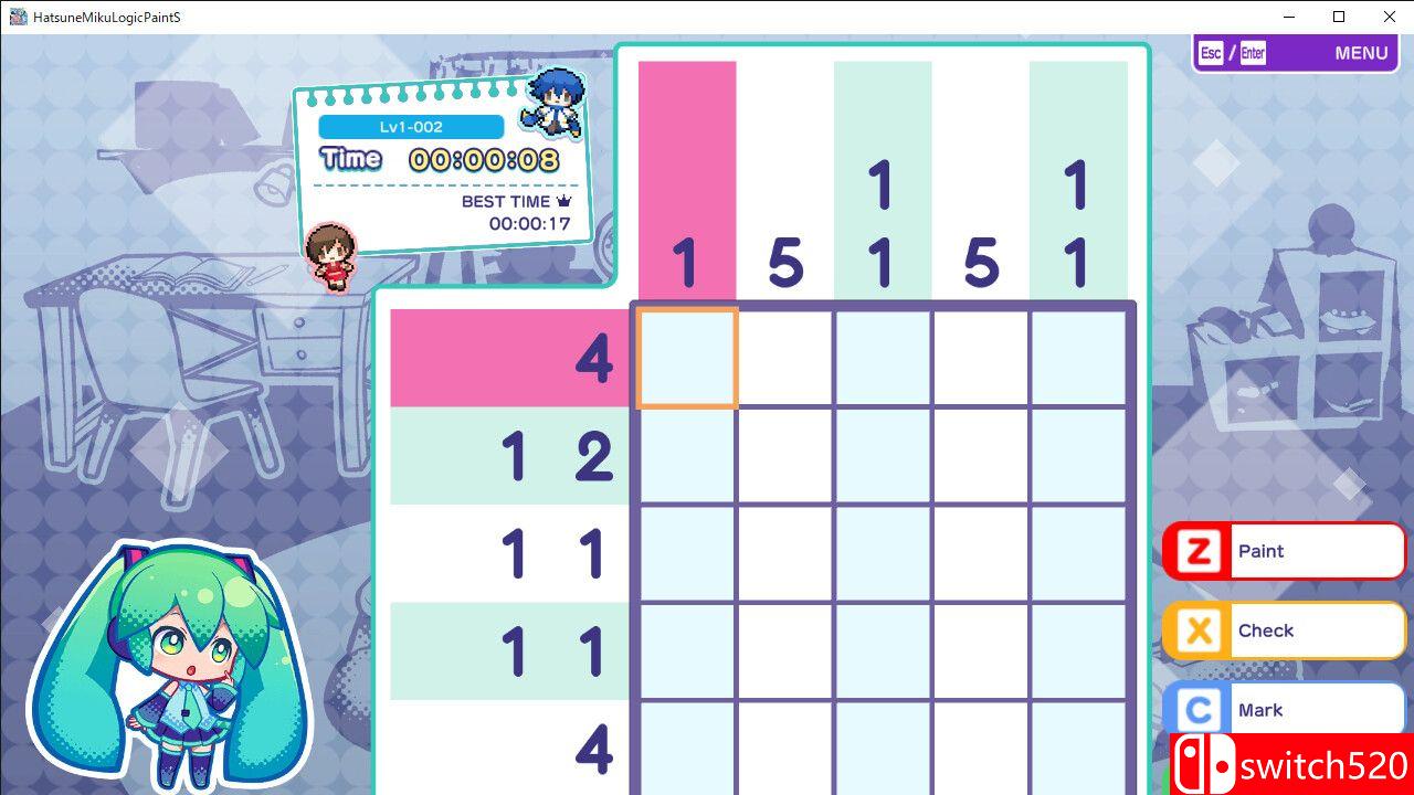 《初音未来逻辑绘画S》游戏截图1