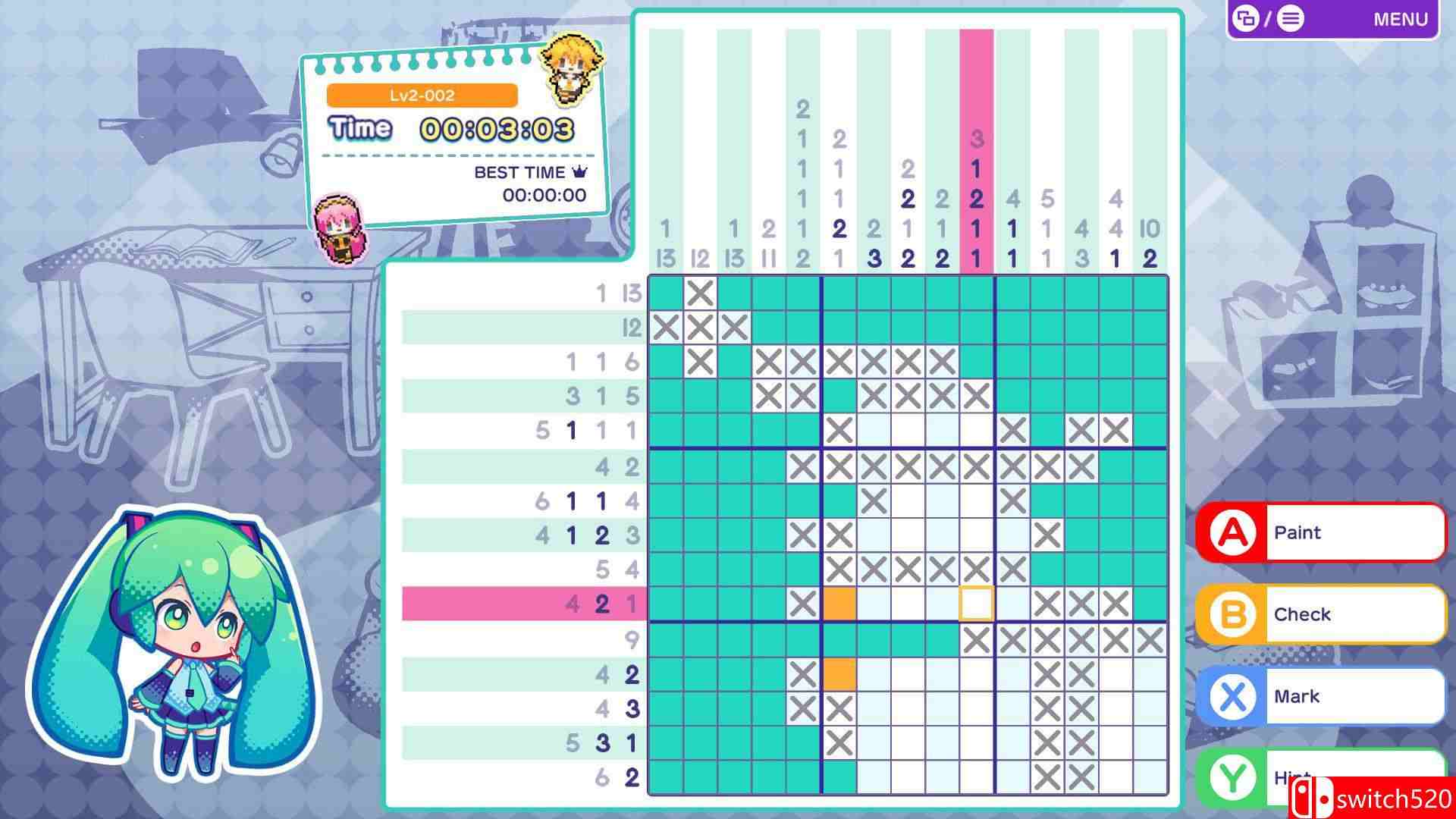 《初音未来逻辑绘画S》游戏截图3