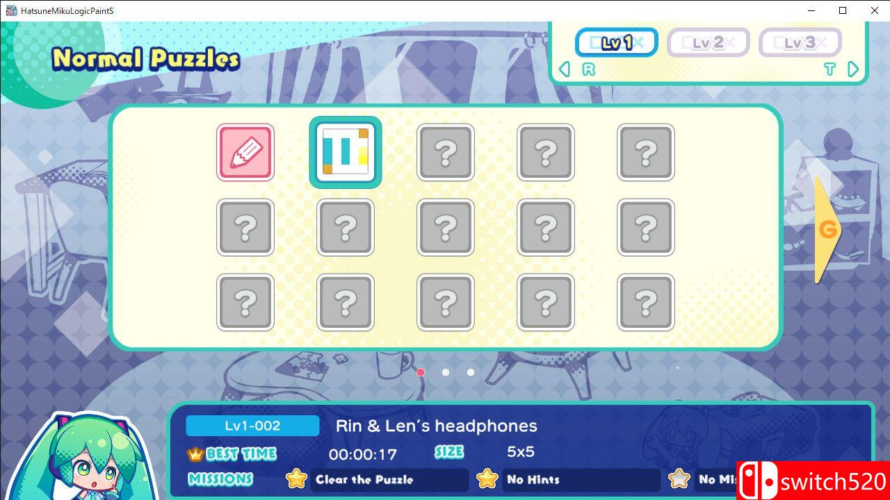 《初音未来逻辑绘画S》游戏截图2