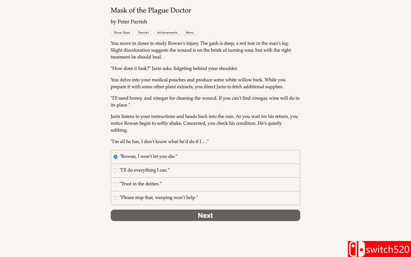 《瘟疫医生的面具》游戏截图2