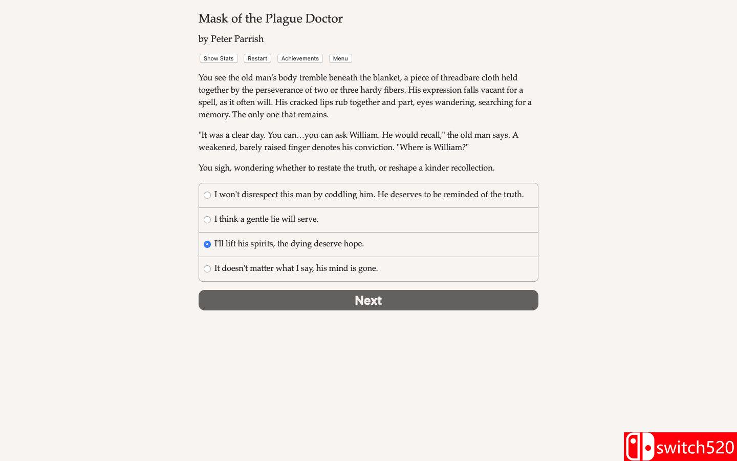 《瘟疫医生的面具》游戏截图5