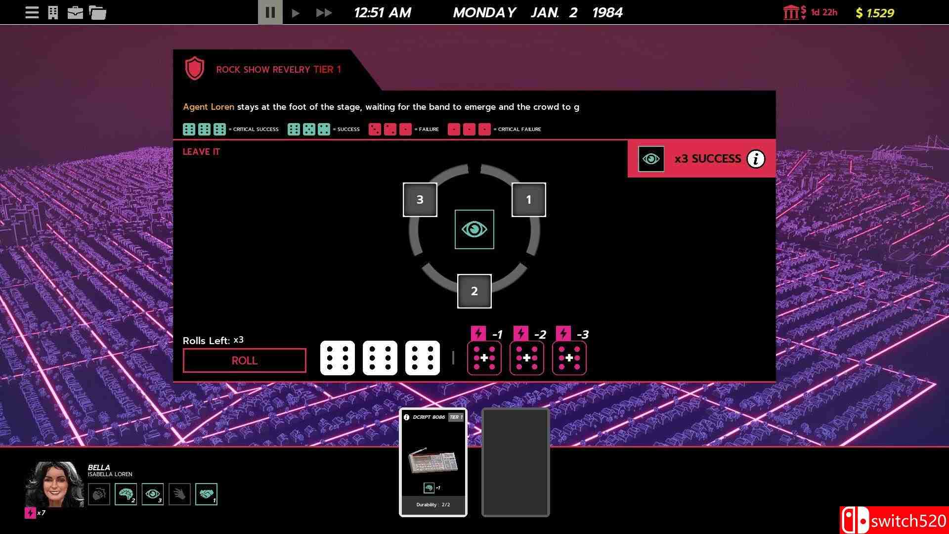 《粗暴的正义：'84 年》游戏截图1