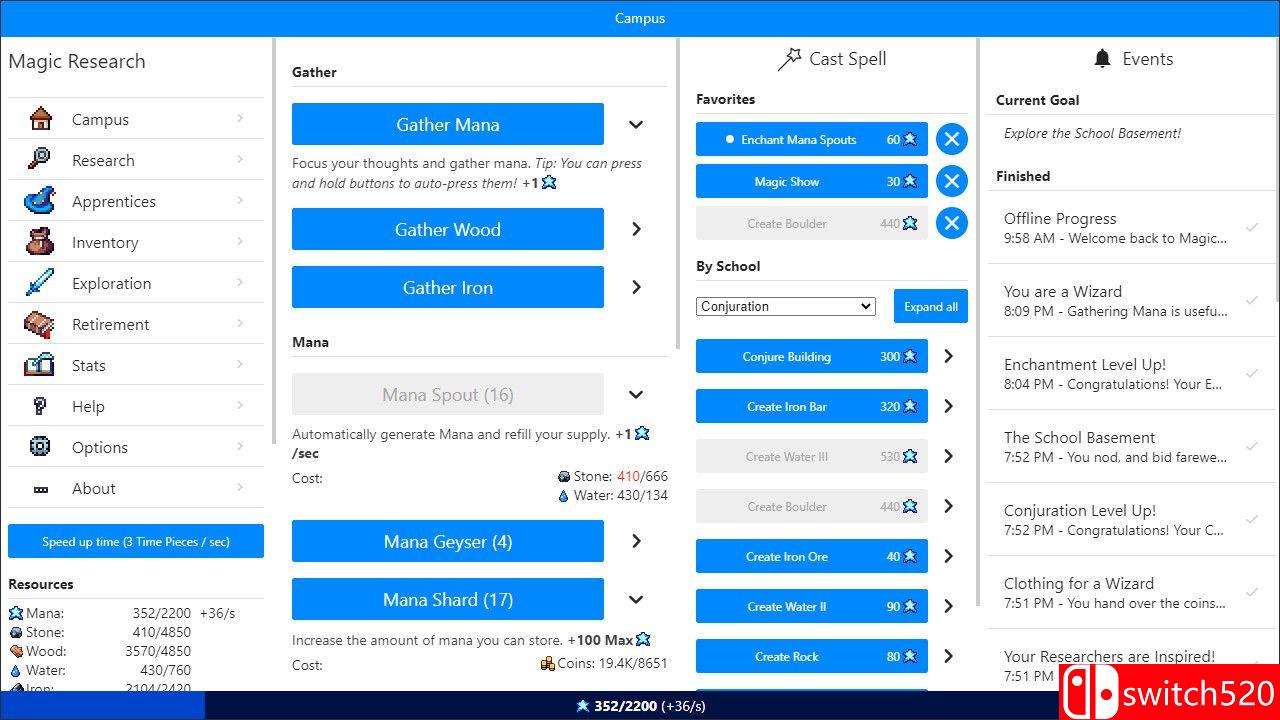《魔法研究》游戏截图1