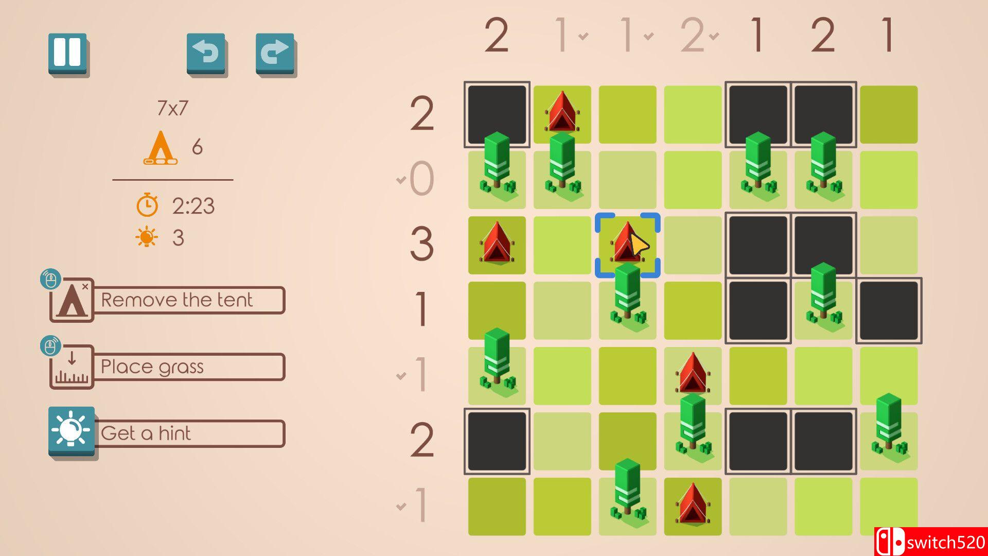 《帐篷与树》游戏截图1