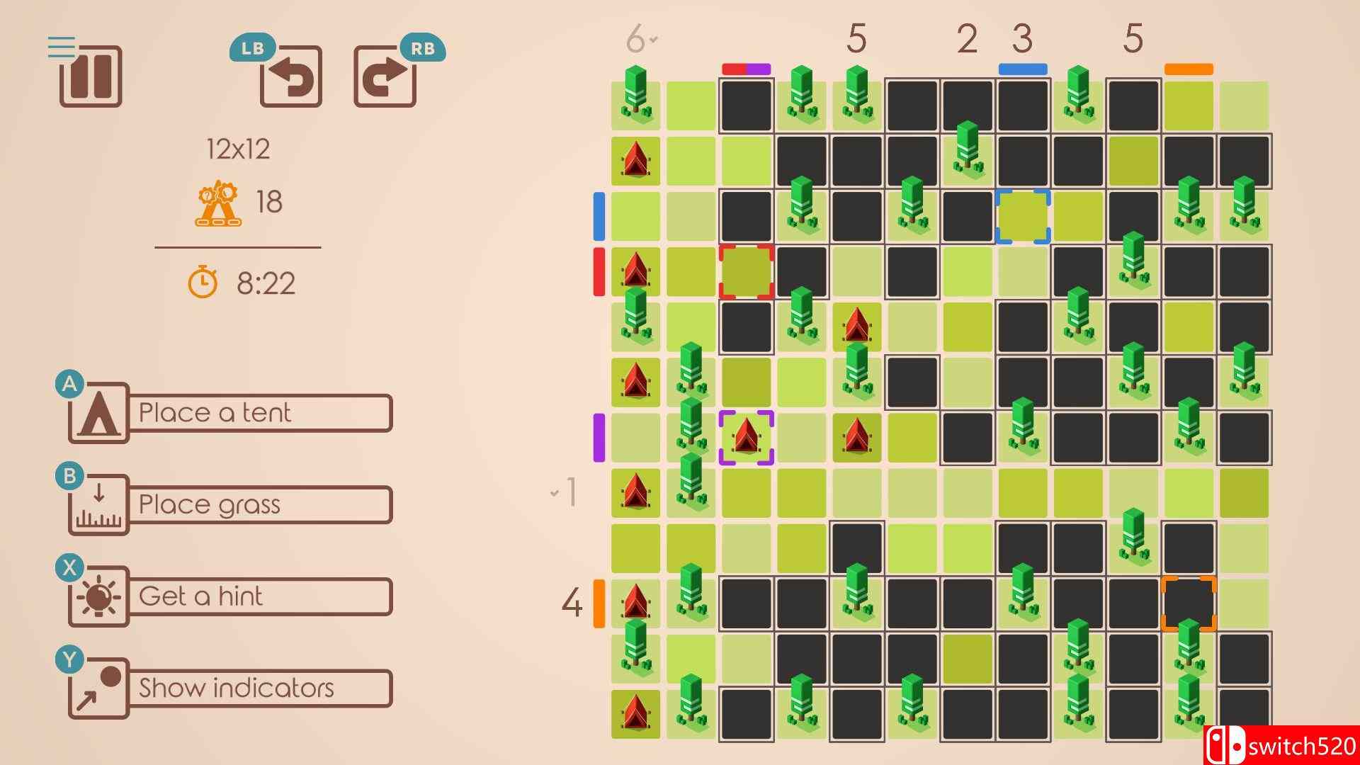 《帐篷与树》游戏截图2