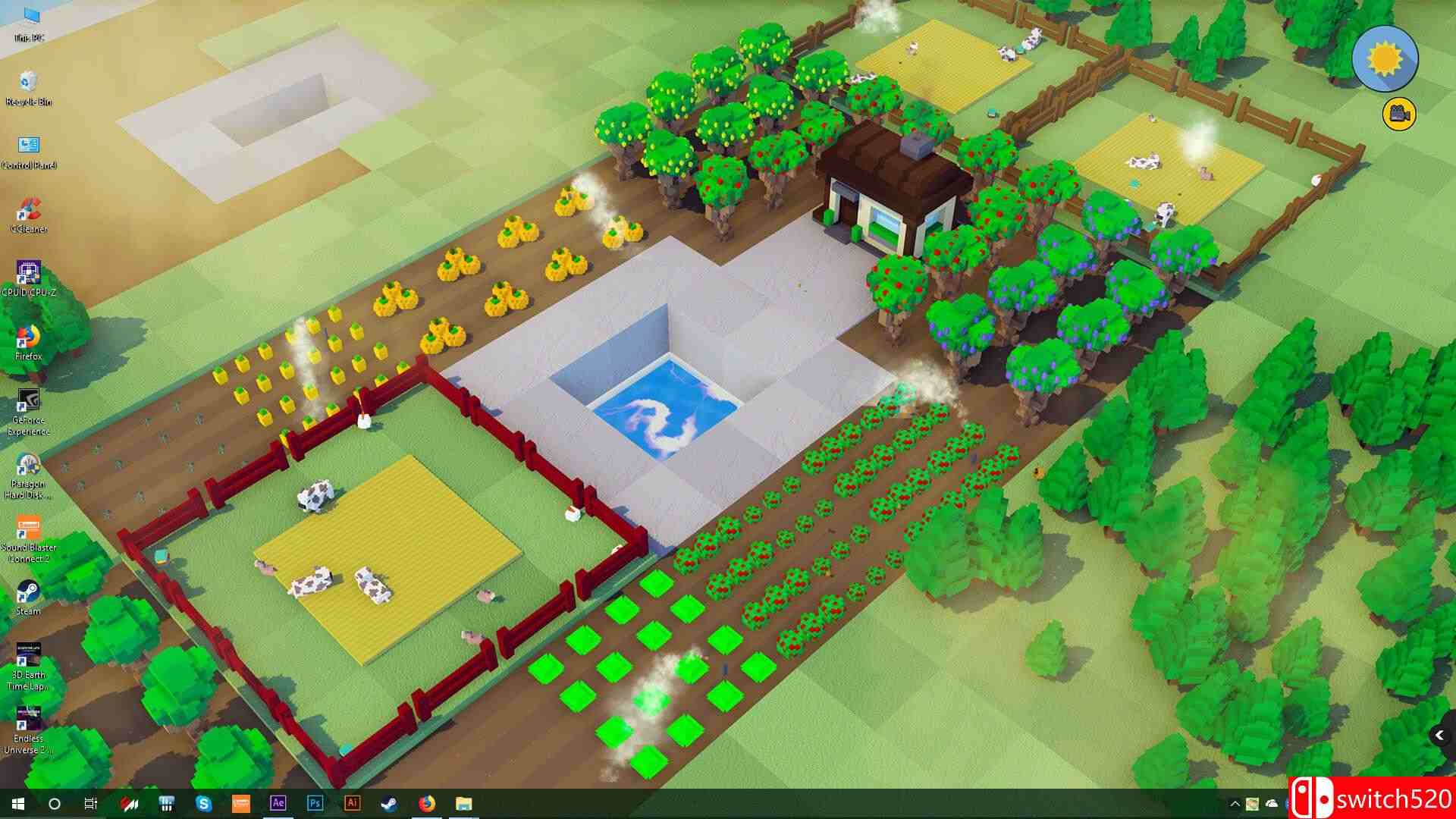 桌面农场游戏截图1