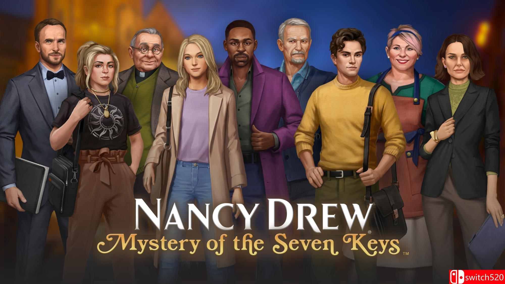 《南希德鲁：七钥匙之谜》游戏封面