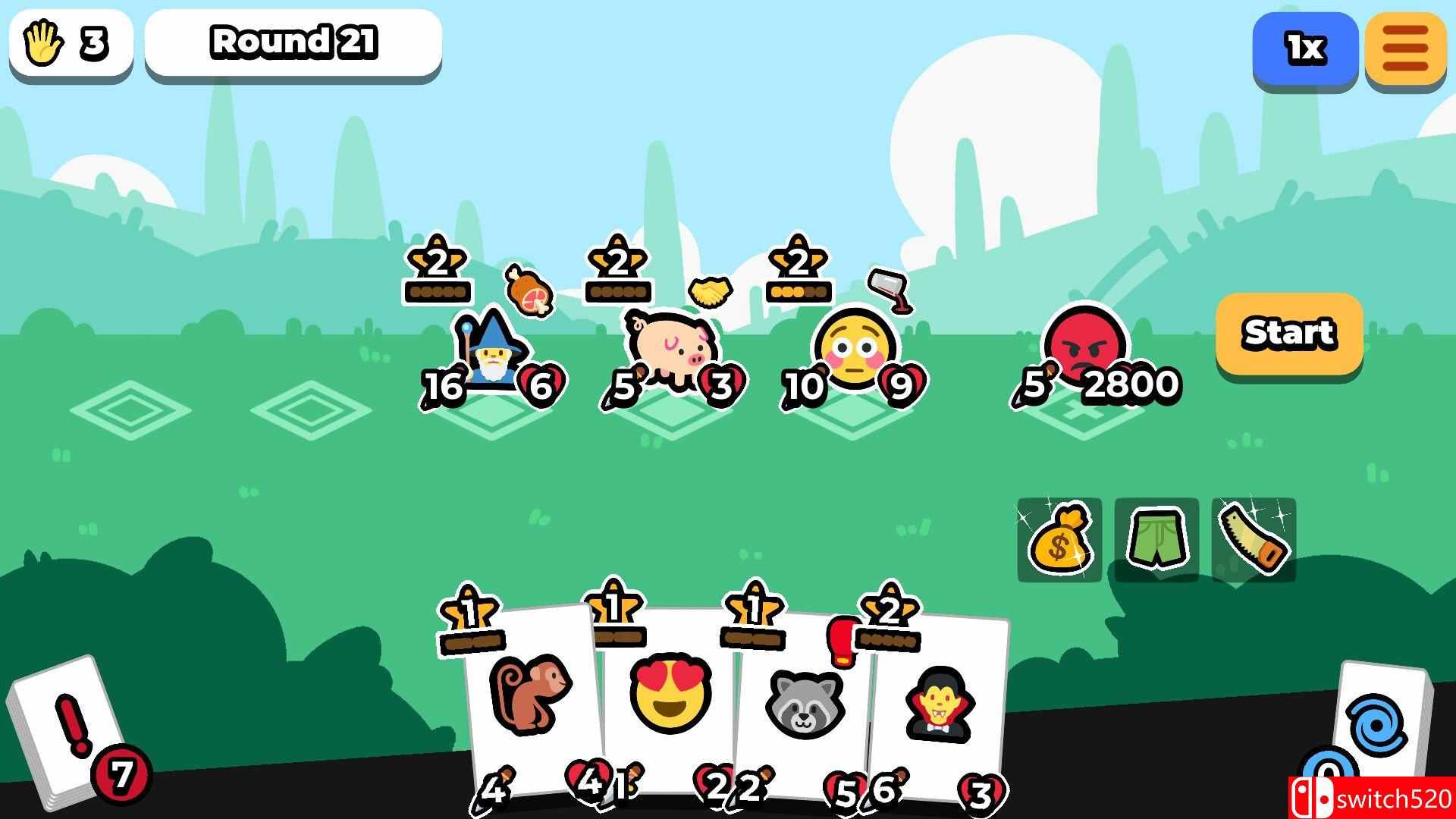 《面手牌（Facehand）》游戏截图2