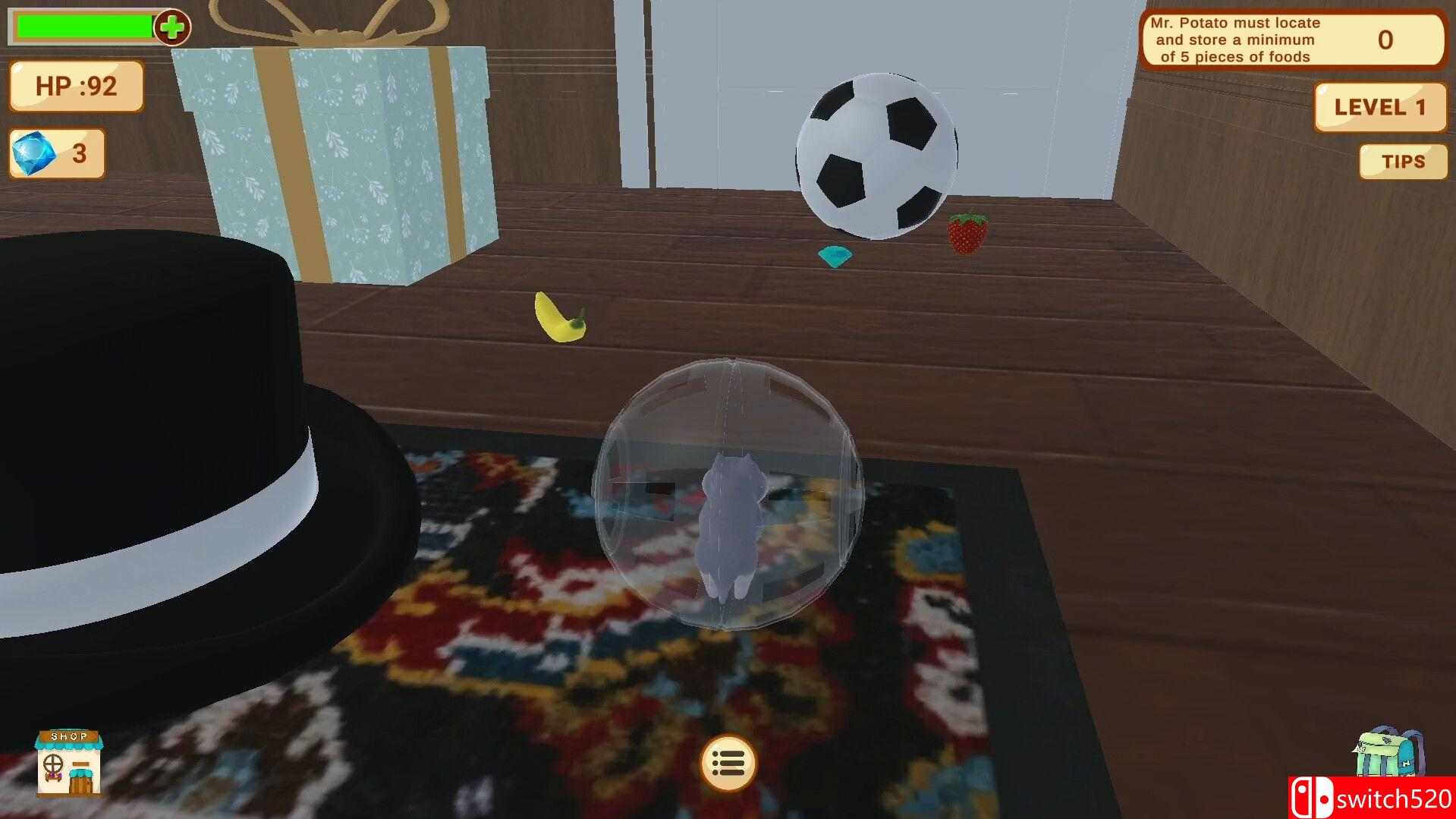 《仓鼠球：马铃薯大逃亡》游戏截图2