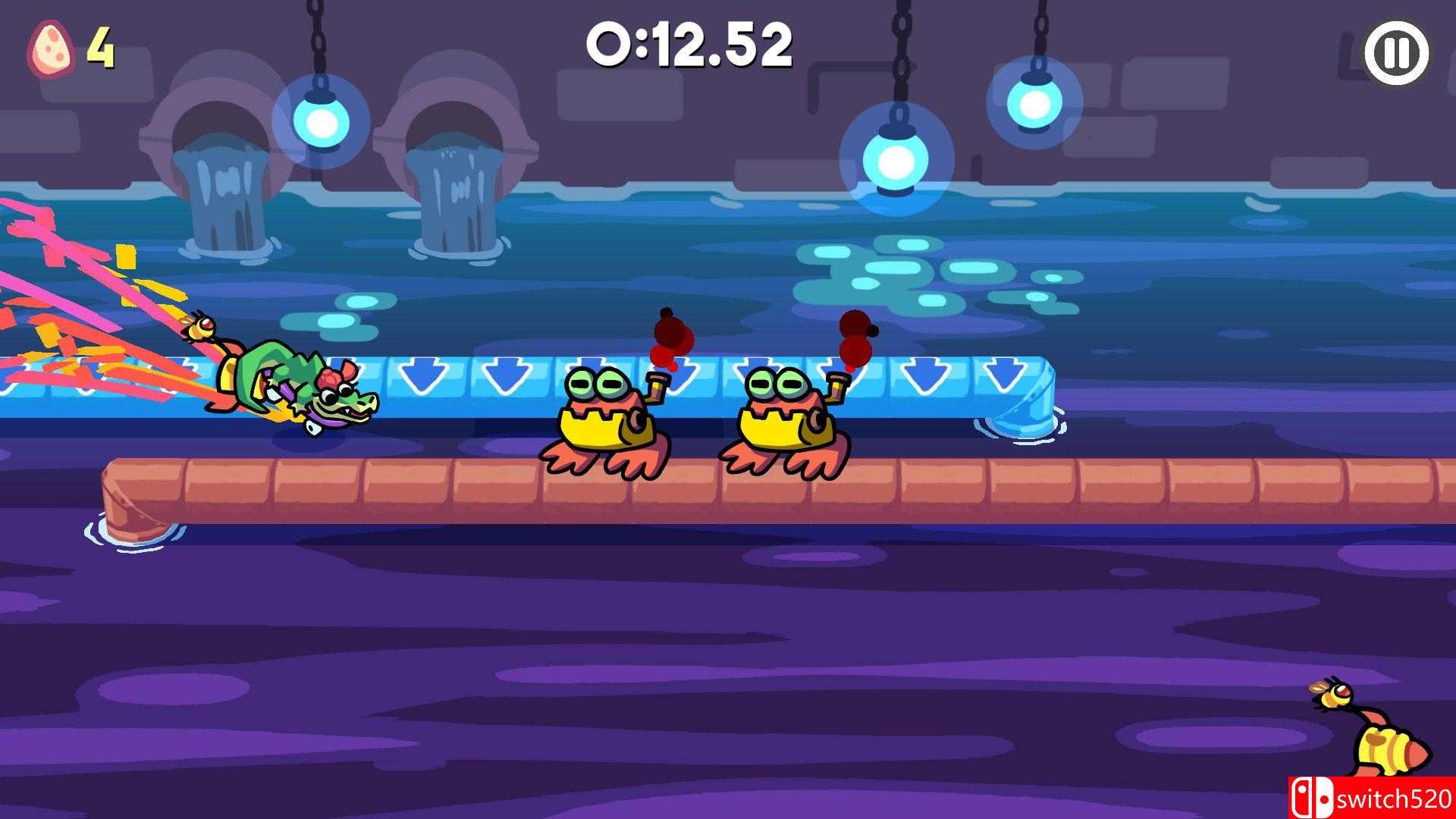 滑板鳄鱼游戏截图2