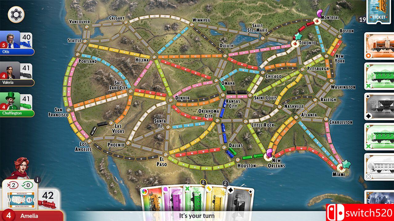 《车票之旅（Ticket to Ride）》包含日本扩展包DLC TENOKE镜像版[EN]截图1
