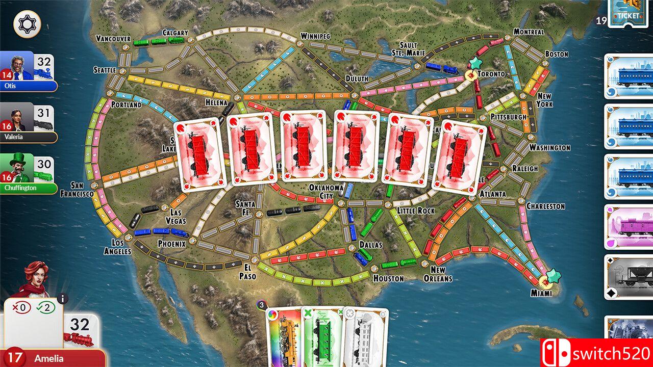 《车票之旅（Ticket to Ride）》包含日本扩展包DLC TENOKE镜像版[EN]截图5