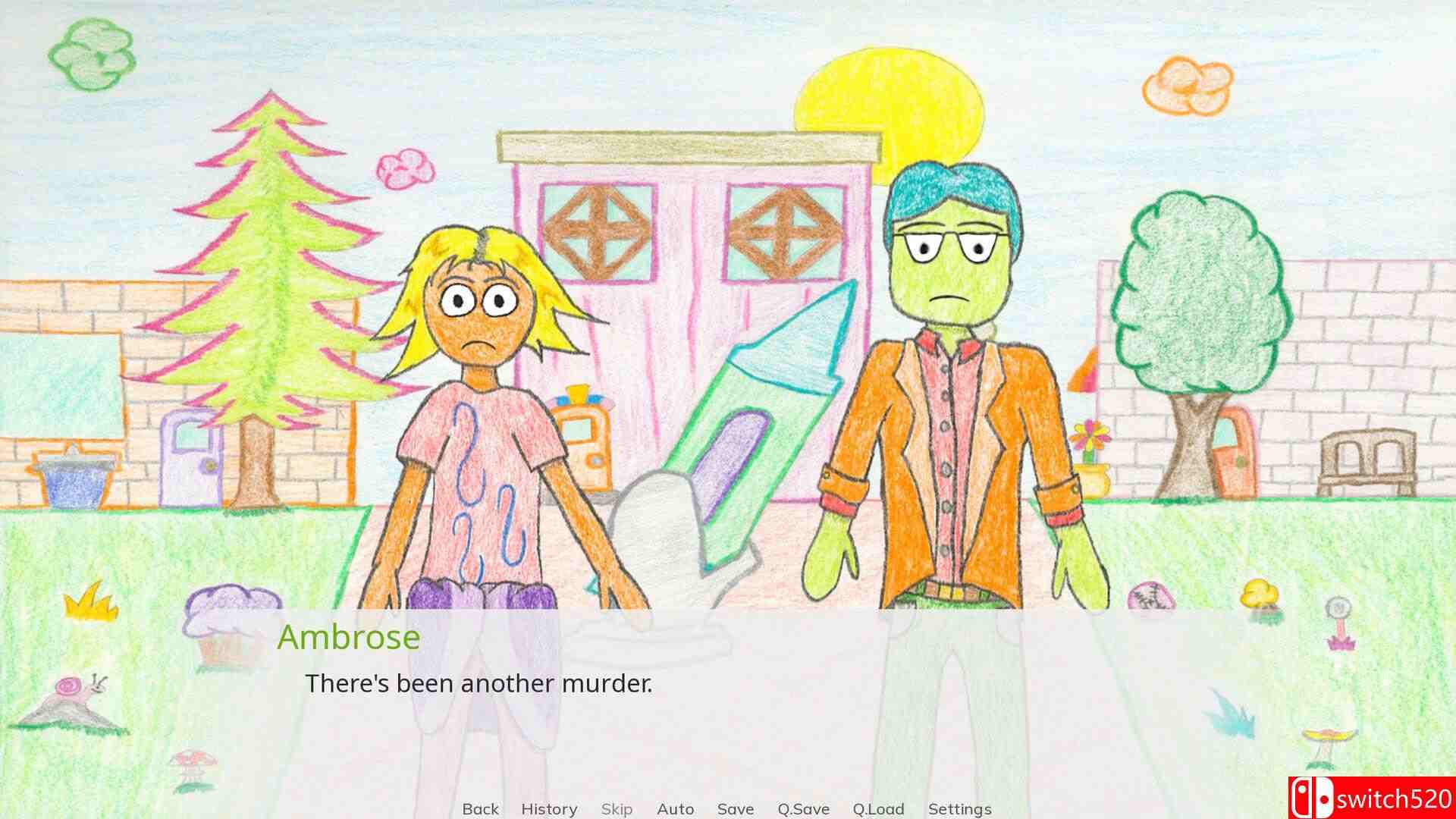 Murder in Crayontopia TENOKE English Version Screenshot 1