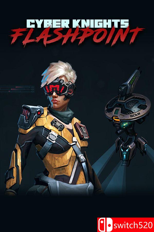 《赛博骑士: 闪点》游戏封面