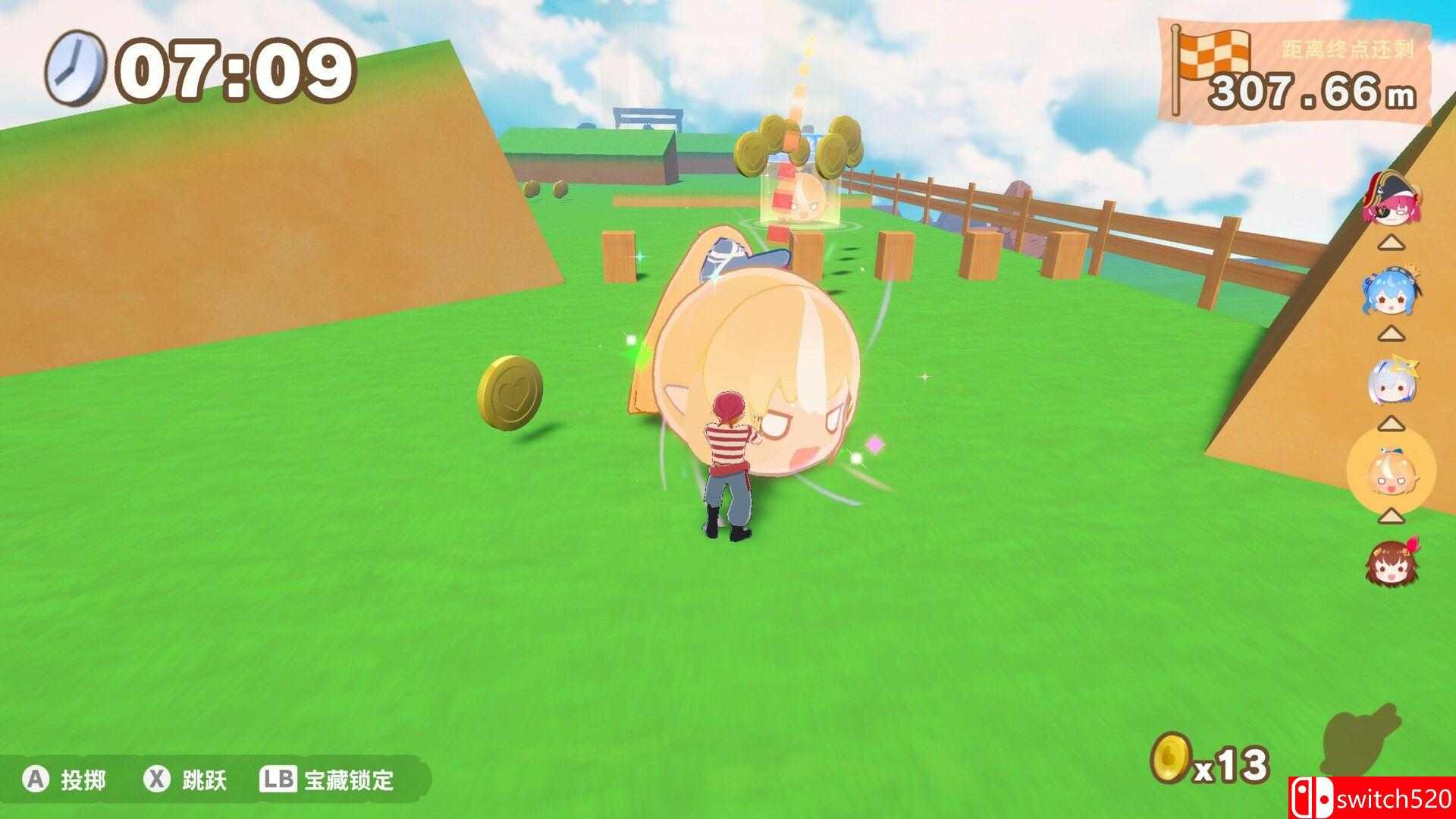 《hololive滚滚山》游戏截图1