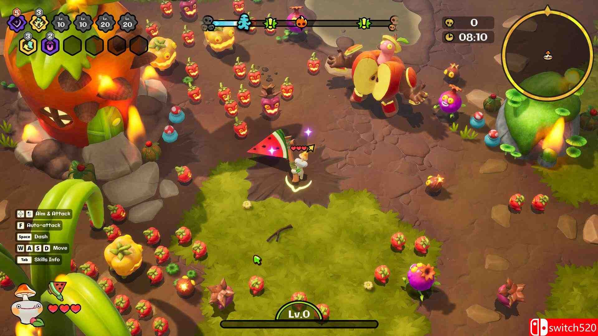 《疯菇突围》游戏截图1