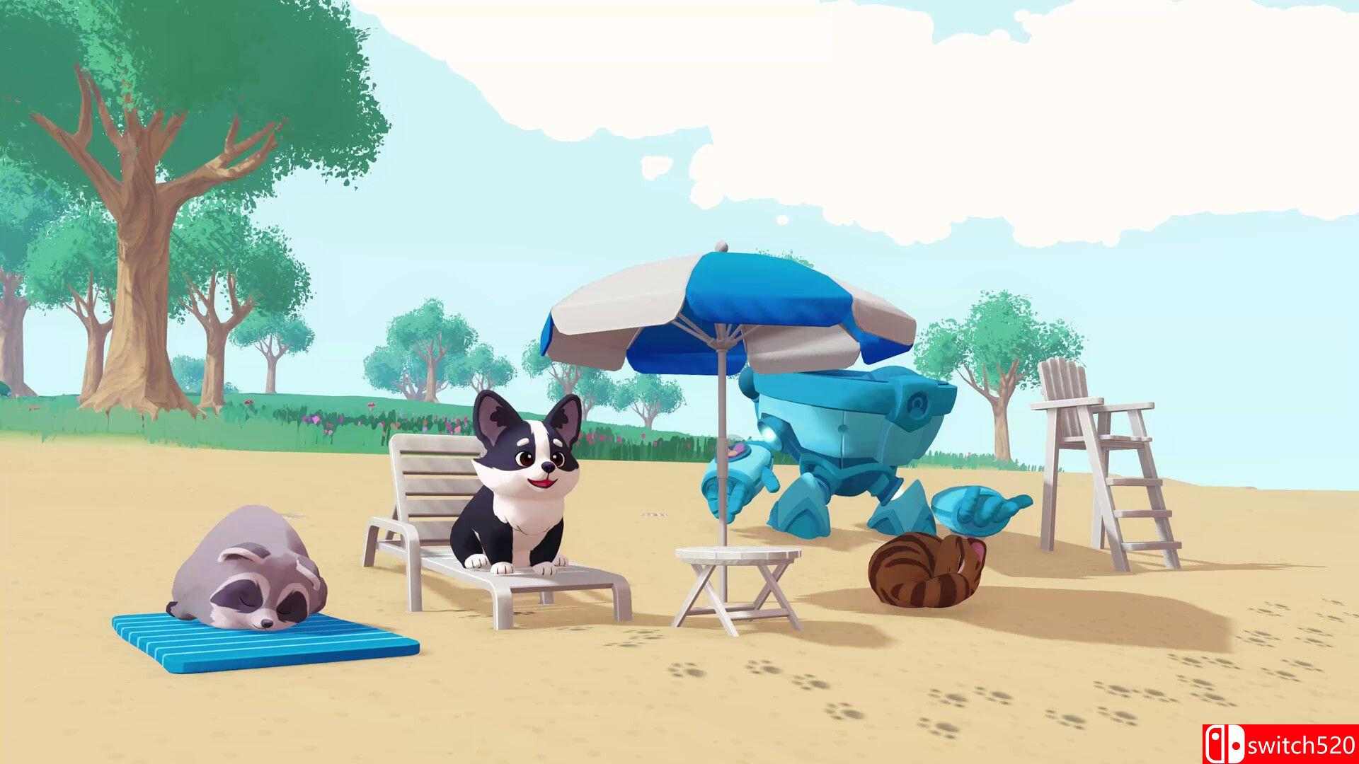 《萌宠机甲村》游戏截图1