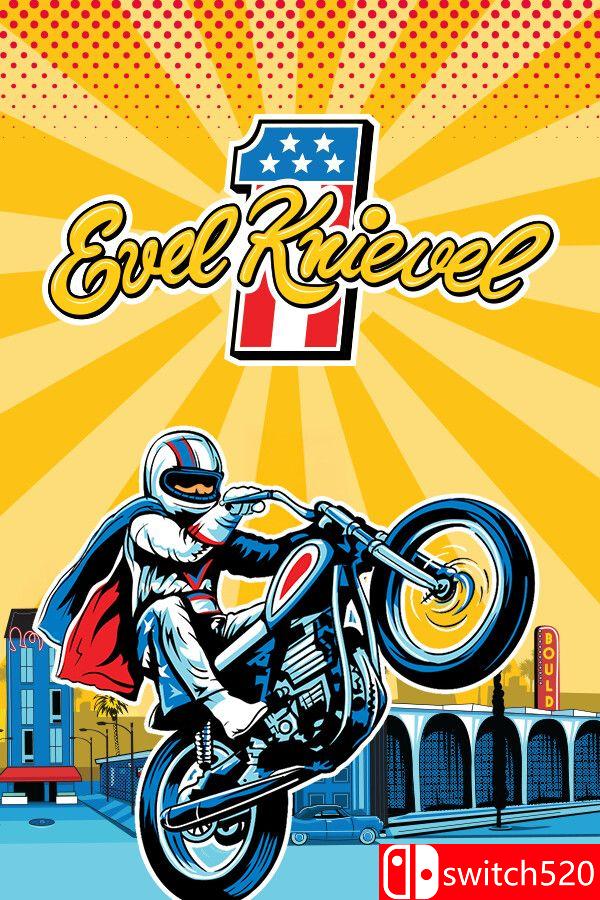 《埃维尔·克尼维尔（Evel Knievel）》游戏封面