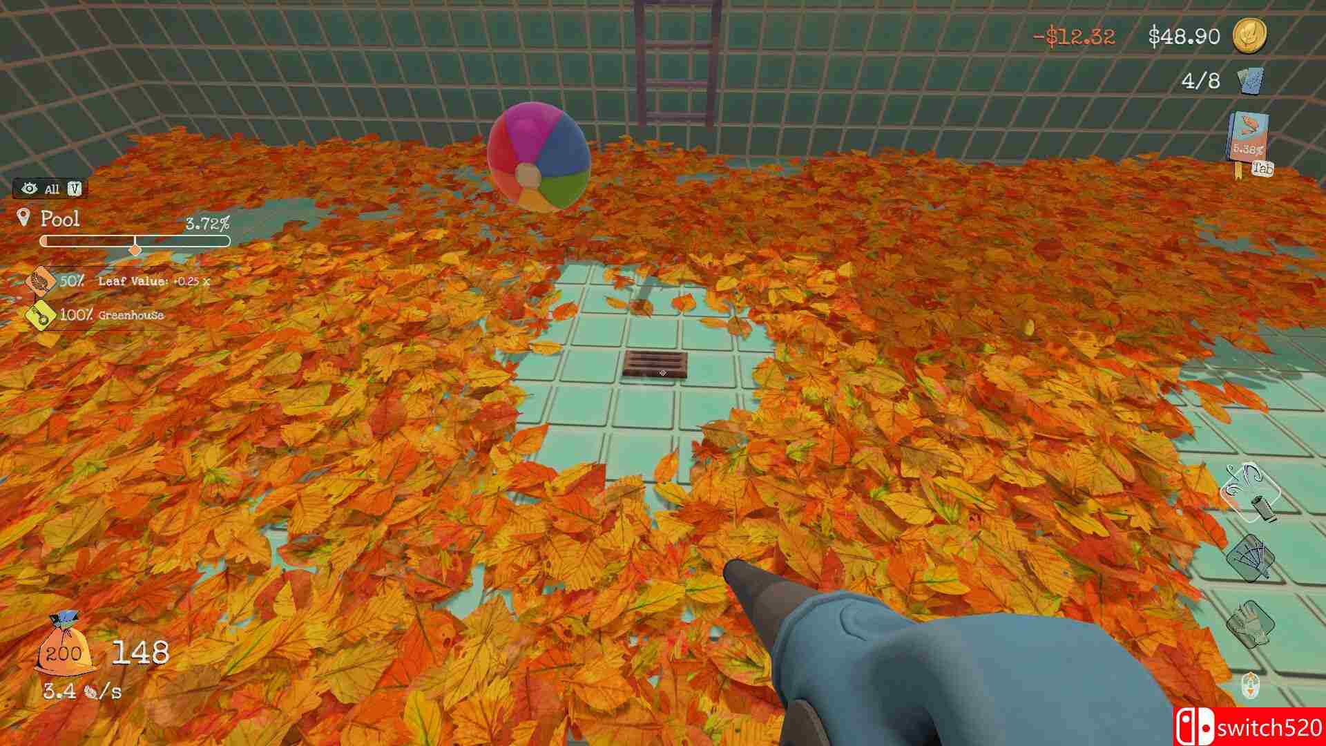 《别管落叶》游戏截图3