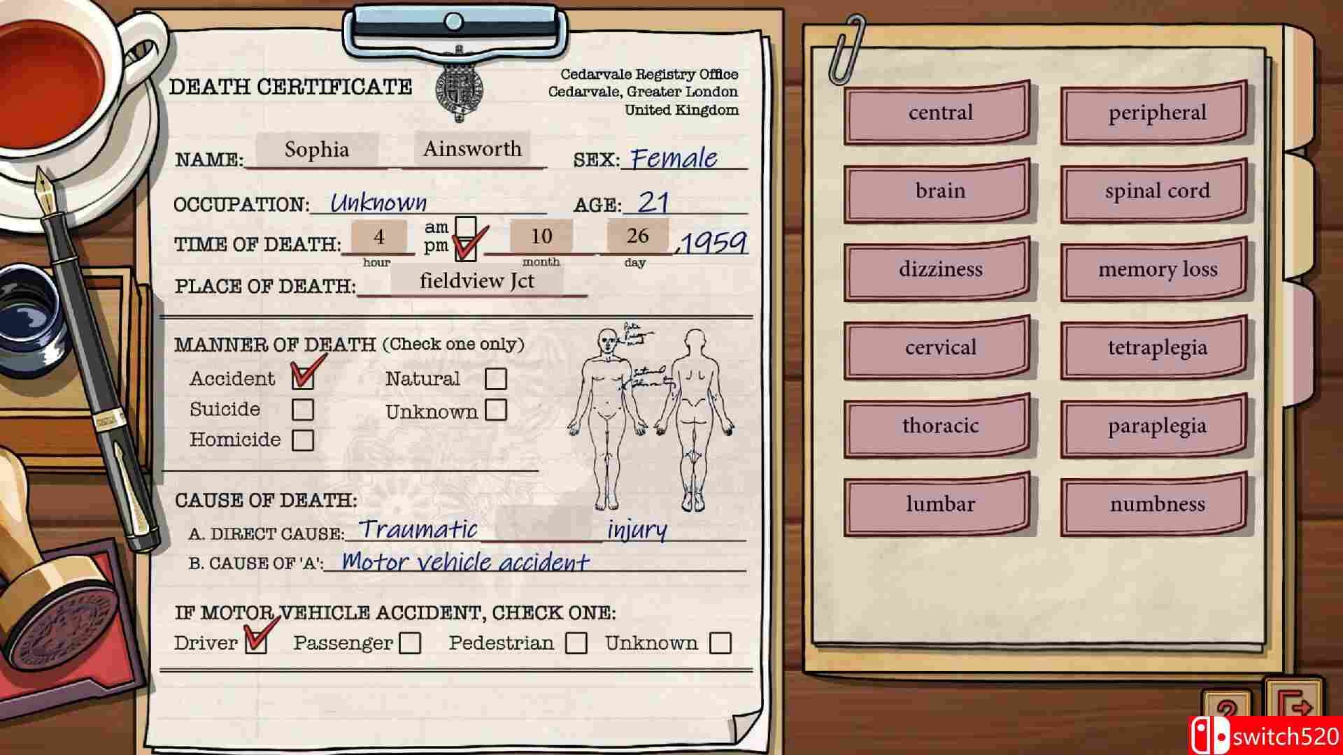 《弗莱明庄园命案》游戏截图5