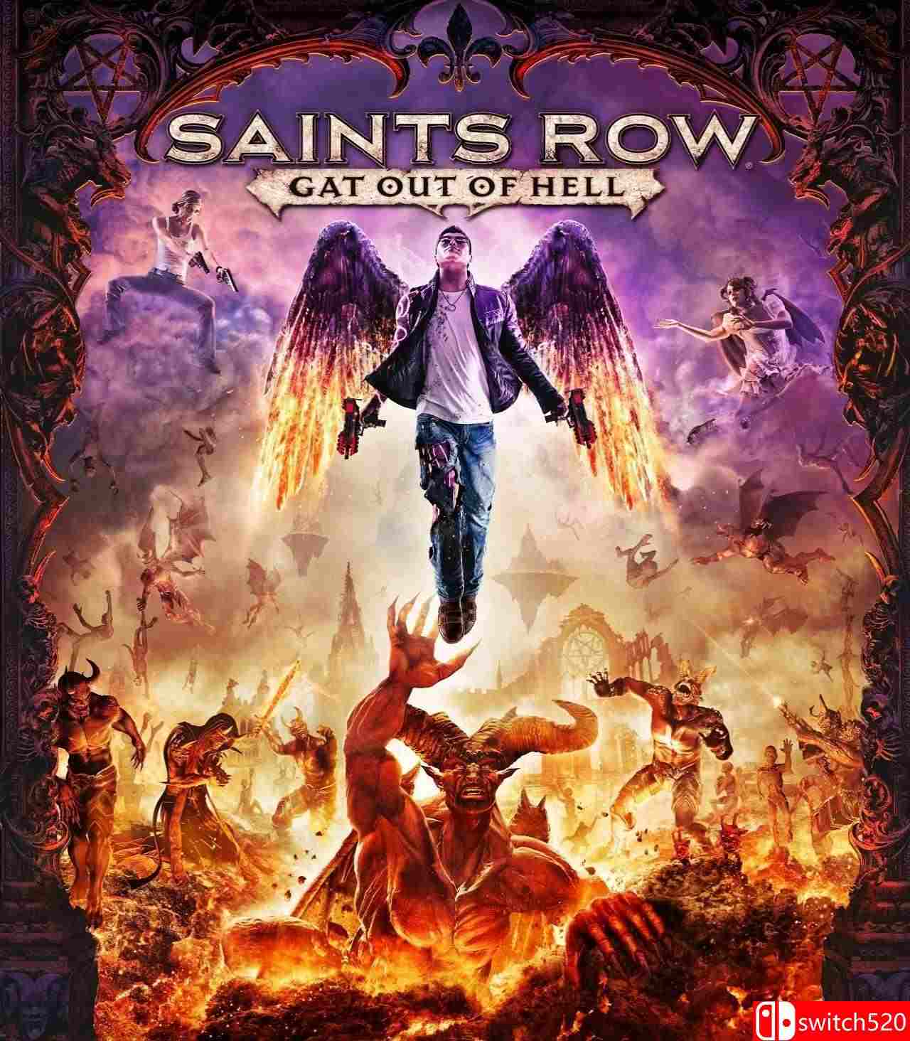 《黑道圣徒：逃出地狱》游戏封面