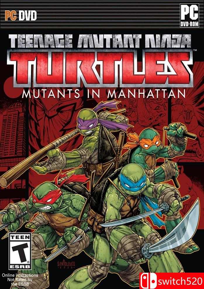 《忍者神龟：曼哈顿突变》游戏封面