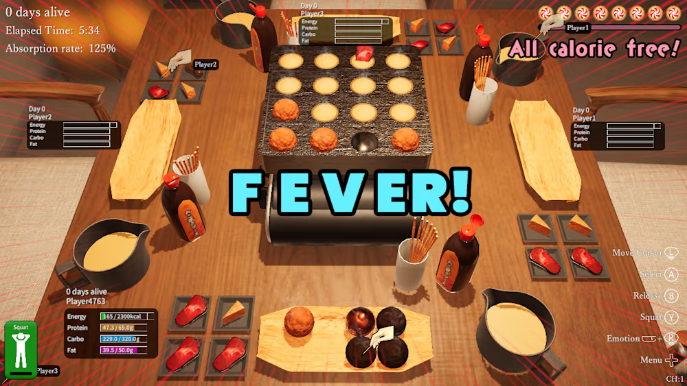 章鱼烧派对生存游戏截图3