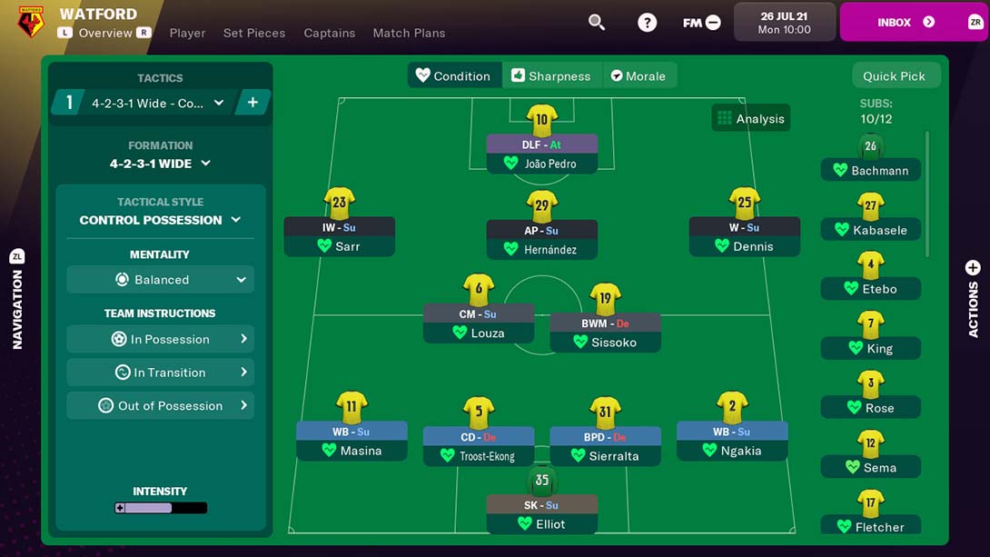 【美版】足球经理2022 触屏版 Football Manager 2022 Touch 英语_3