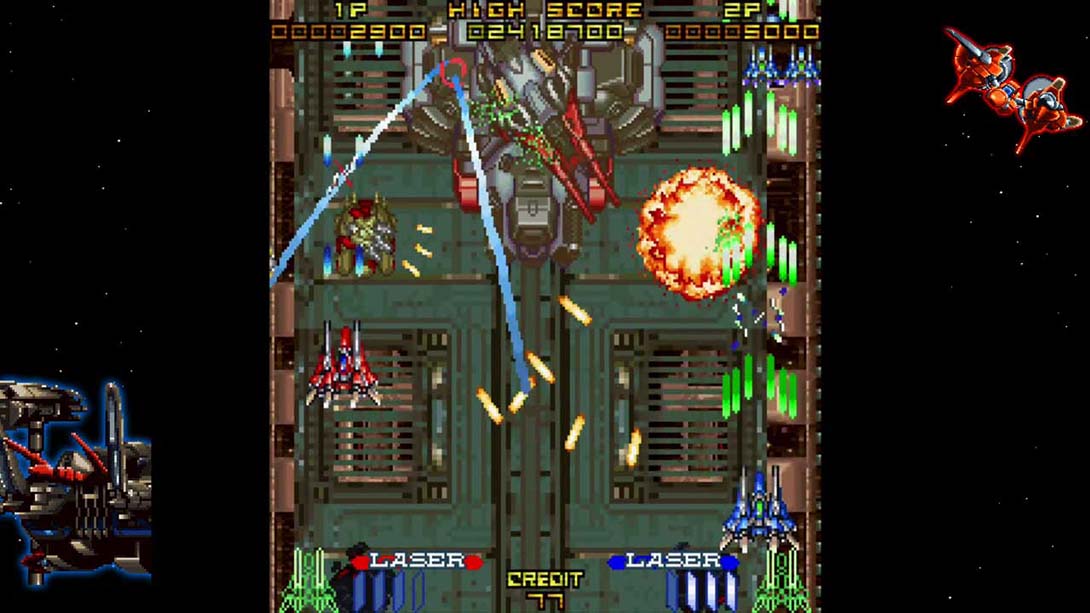 【美版】雷射战机 复刻版 Layer Section & Galactic Attack S-Tribute 中文_1