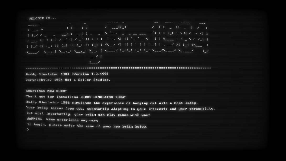 【美版】哥们儿模拟器1984 Buddy Simulator 1984 英语_1