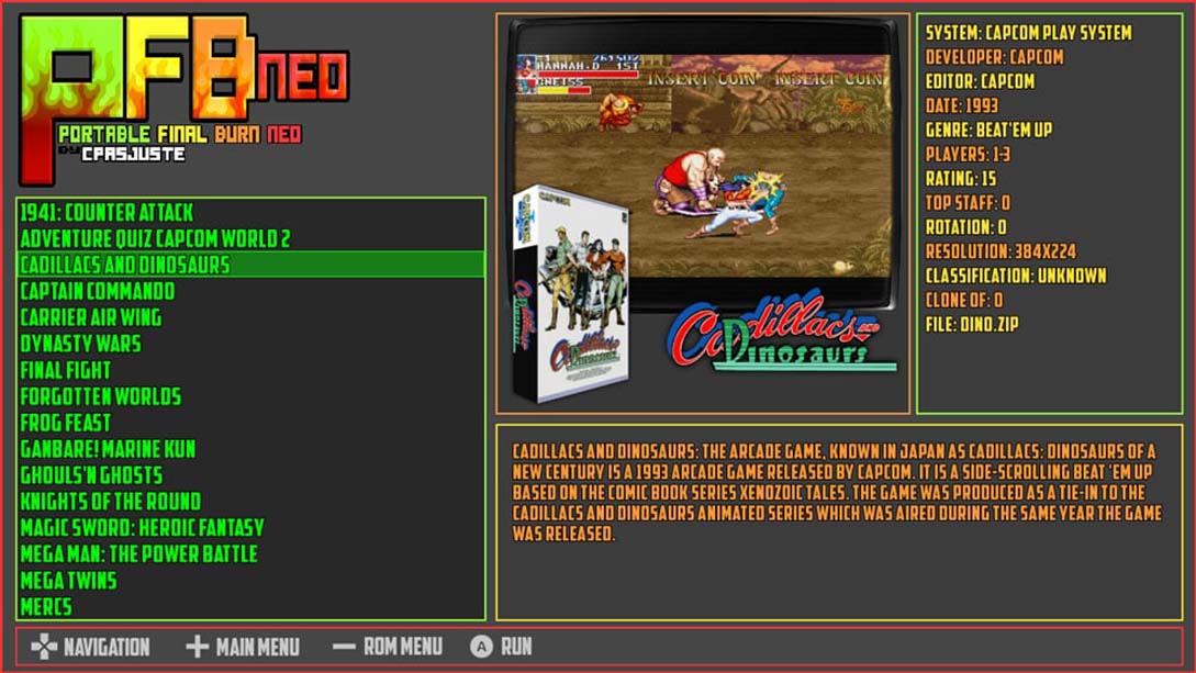 switch 街机模拟器PFBA 中文_1
