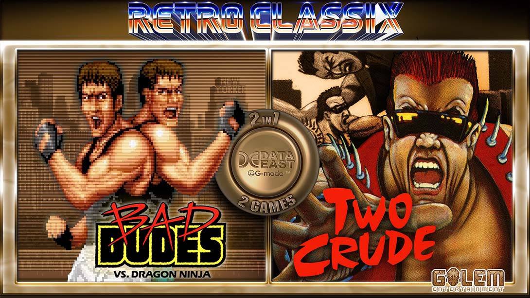 Retro Classix 2in1 Bad Dudes and Two Crude 英语_0