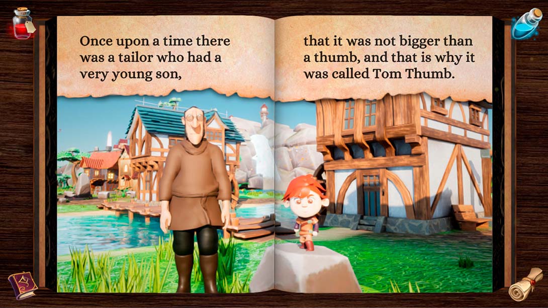 【美版】汤姆拇指:互动书 Tom Thumb: Interactive Book 英语_6