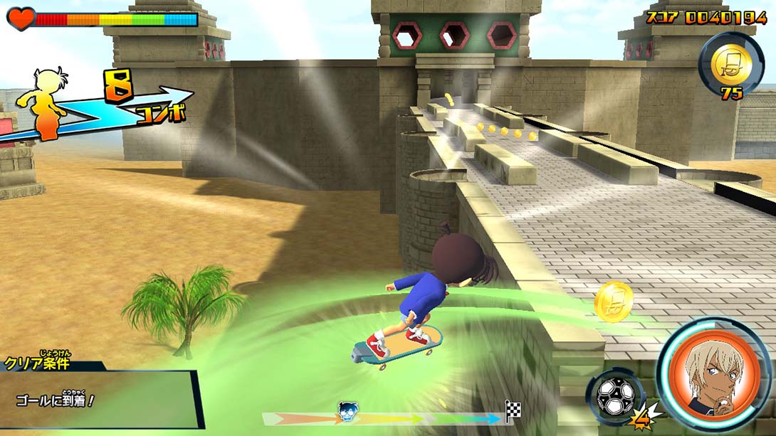 名侦探柯南滑板跑酷：怪盗基德与神秘的秘宝 日语_3