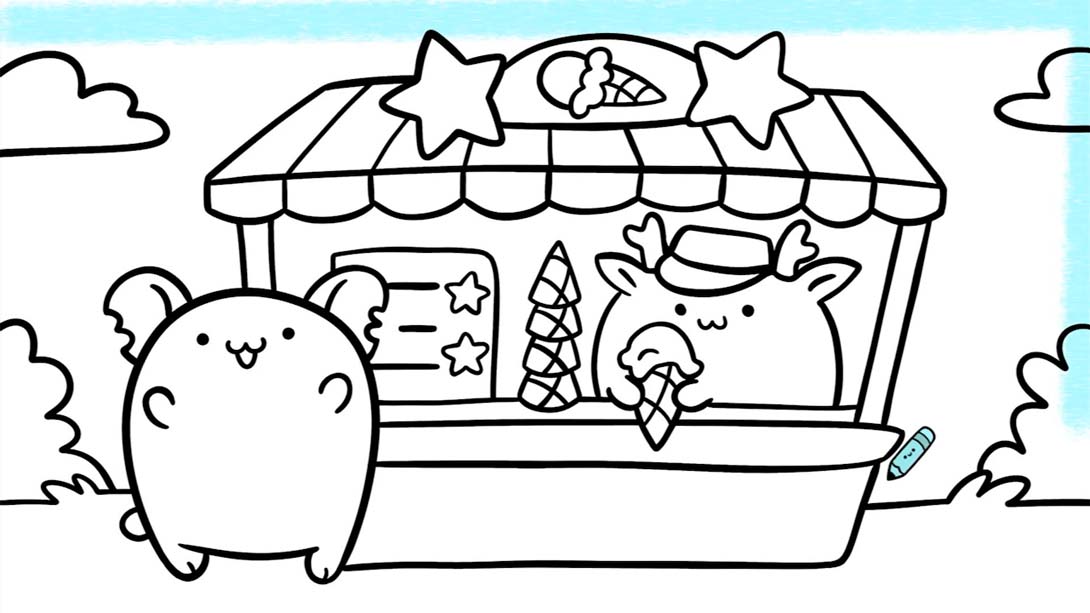 【美版】DRAW AND COLOR KAWAII 中文_3