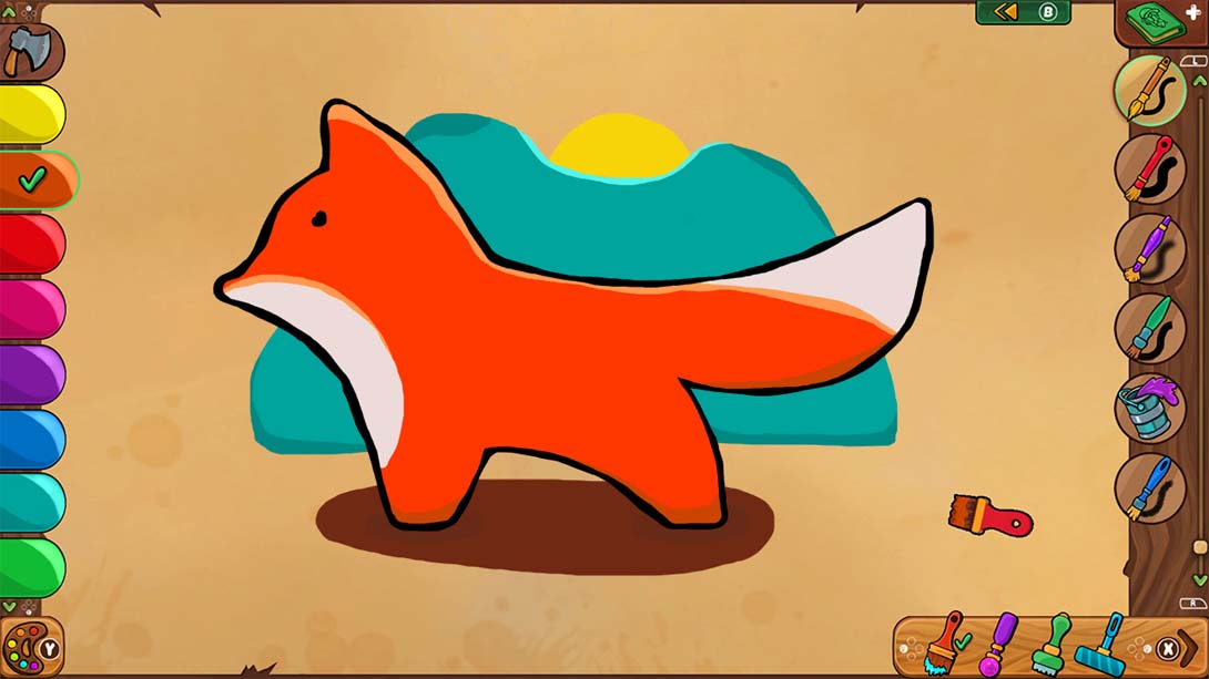 【美版】着色页:兰伯希尔故事 Lumberhill Tales: Coloring Pages 中文_5