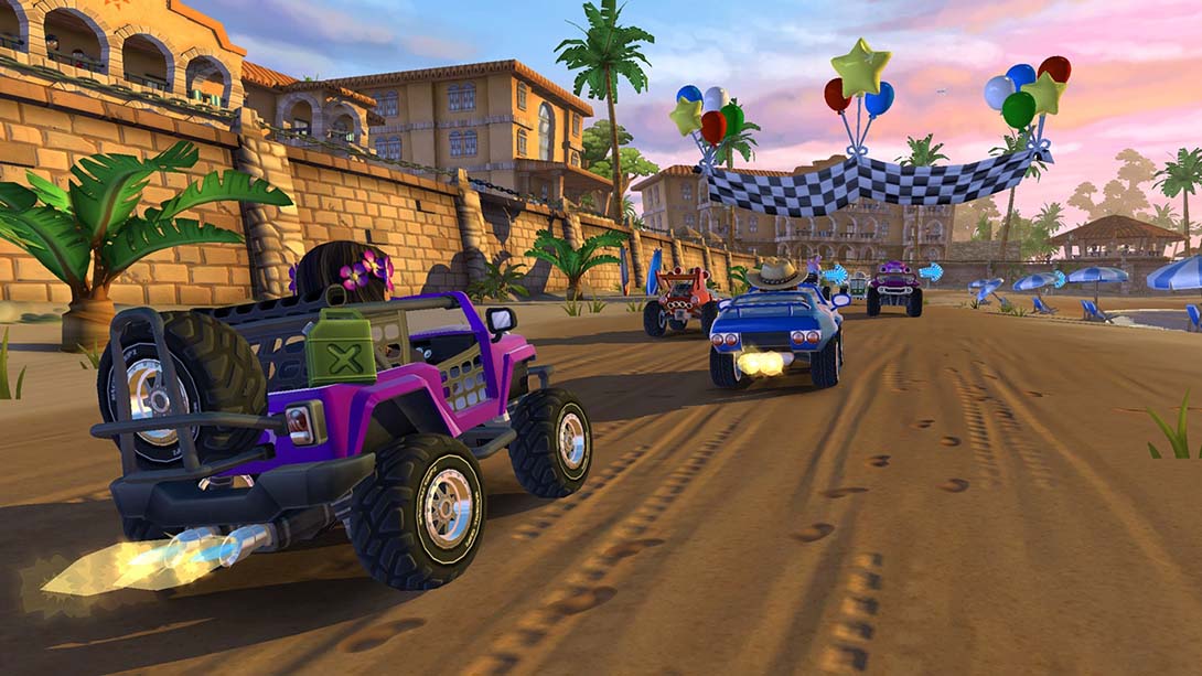 沙滩赛车2岛屿冒险 Beach Buggy Racing 2 Island Adventure 英语_2