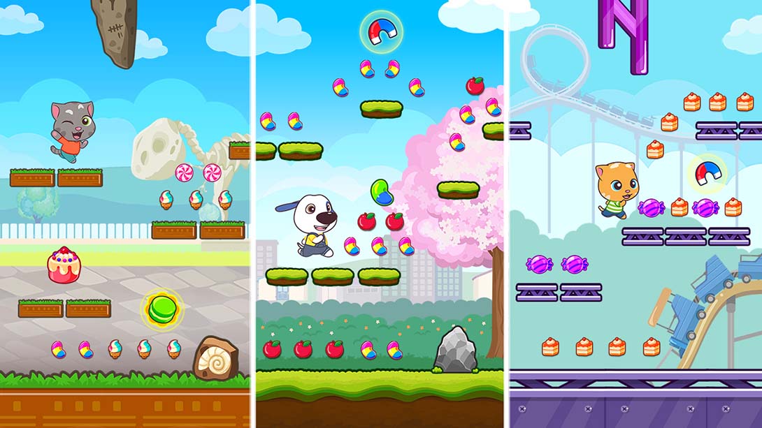 汤姆猫糖果跑酷游戏截图2